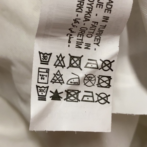 NWT. Zara White Textured Midi Dress. Size L. - Picture 10 of 10